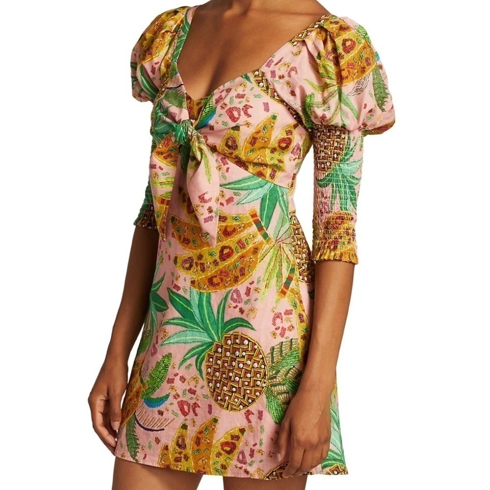 Farm Rio Mixed Fruits Mini Dress - Picture 3 of 15